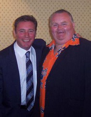 Scott Glynn with Ally McCoist