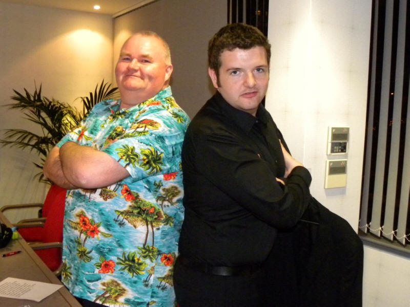 Scott Glynn with Kevin Bridges